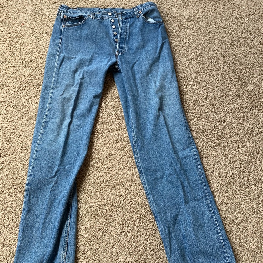 Multiple button jeans
